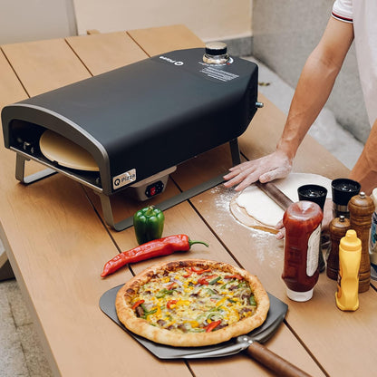 13" Propane Gas Pizza Oven with Automatic Rotating Stone, PS102